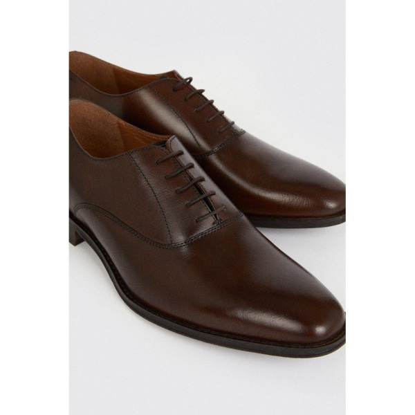 Burton Mens 1904 Oxford skor i enkla läder 8 UK Tan Tan 8 UK