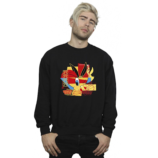 Looney Tunes Mens Tweeday Rabbit Nyårströja M Svart Black M