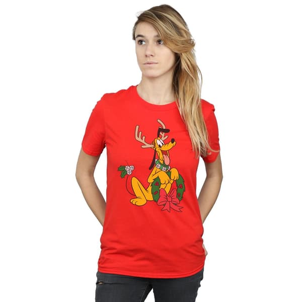 Disney Dam/Dam Pluto Julren Bomull Boyfriend Red XL