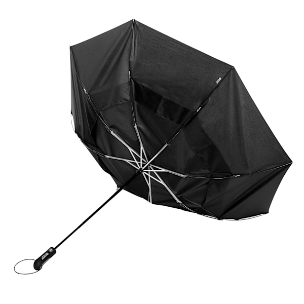 Swiss Peak Tornado Storm Aware Hopfällbart Paraply One Size Svart Black One Size