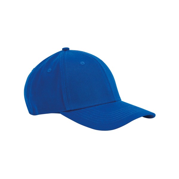 Beechfield Classic organisk bomull 6 panel cap One Size Bright Royal Blue One Size