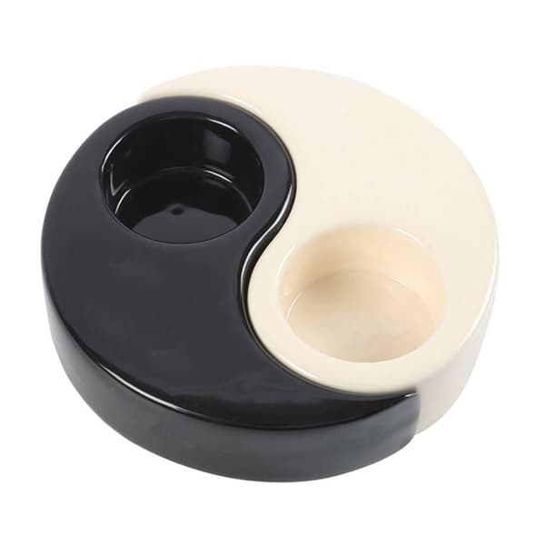 Something Different Yin Yang Tealight-hållare One Size Vit/Blå White/Black One Size