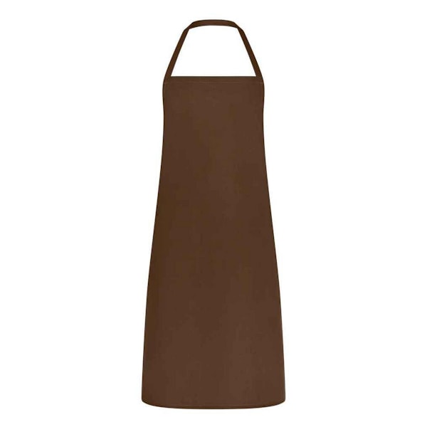 Brand Lab Unisex Vuxen Klassisk Haklappsförkläde En Storlek Choklad Chocolate One Size