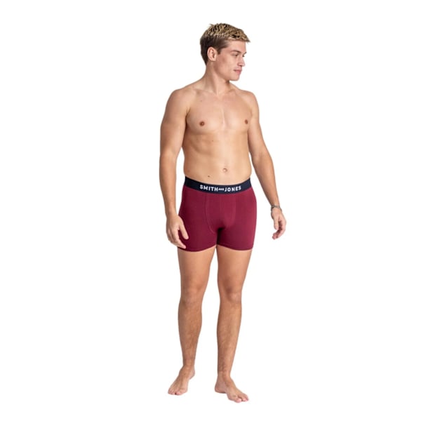 Smith & Jones Herr Aziel Boxershorts med Blandade Mönster (Pack med Multicoloured L