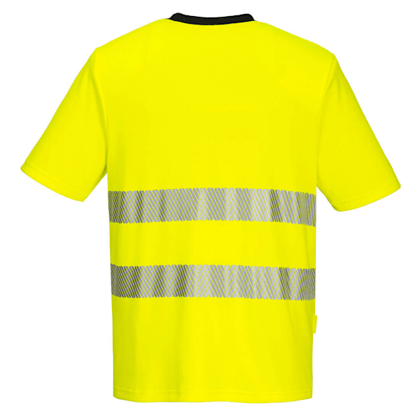 Portwest Herr DX4 Varsel T-shirt 4XL Gul/Svart Yellow/Black 4XL