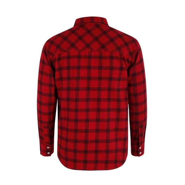 Lee Cooper Herr Rutig Långärmad Skjorta L Röd Red L