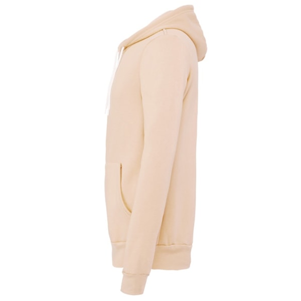 Canvas Unisex Dragkedja Polycotton Fleece Tröja med Huva / Luva Peach S