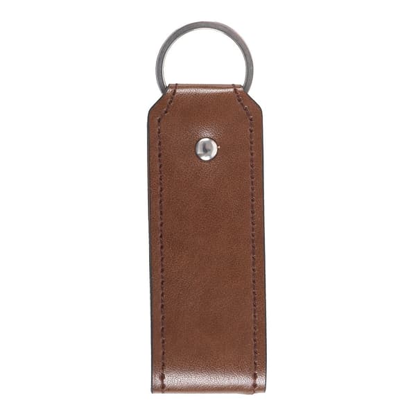 Something Different Skydd Viking Rune Faux Läder Nyckelring Brown/Silver One Size