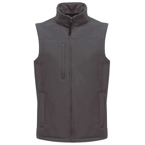 Regatta Flux Softshell Bodywarmer / Ärmlös jacka för män (vattenavvisande och vindbeständig) Seal Grey/Seal Grey XL
