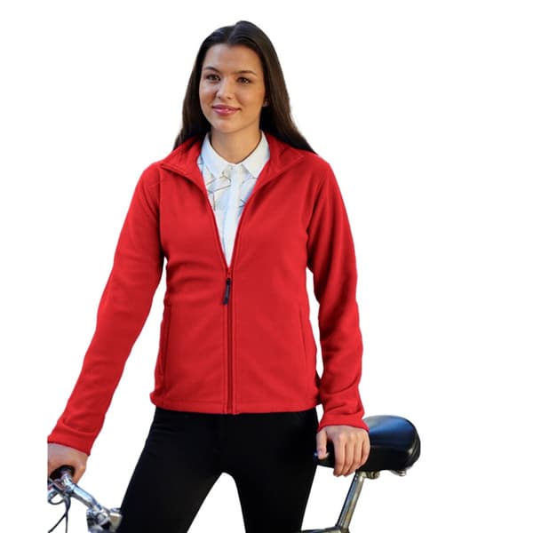 Regatta Professional Dam/Dam Microfleece Jacka med Hel Dragkedja Classic Red 10