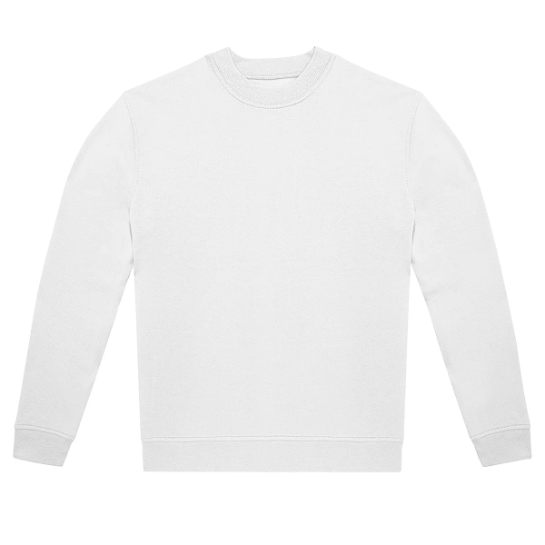 B&C Unisex Vuxen ID.222 Sweatshirt med Rund Hals 3XL Vit White 3XL