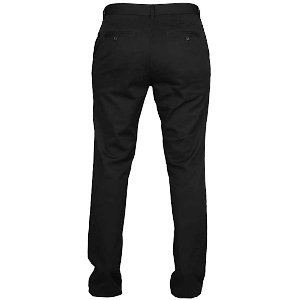 Front Row Dam/Damer Stretch Chinos 12 UK Svart Black 12 UK