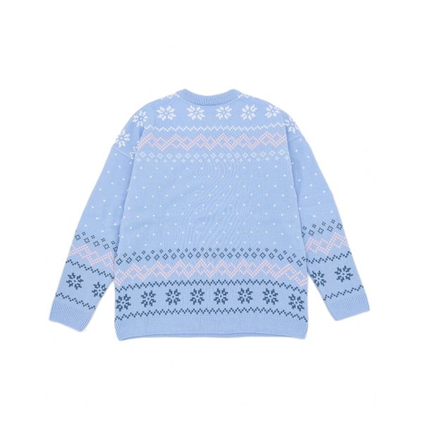 Lilo & Stitch Dam/Dam Knitad Jultröja XXL Blå Blue XXL