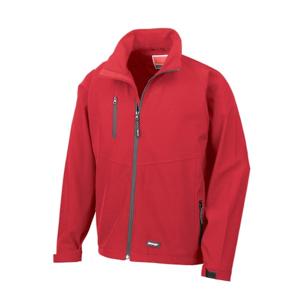 Result Herr 2-lagers bas softshell andningsbar vindavvisande jacka Red M