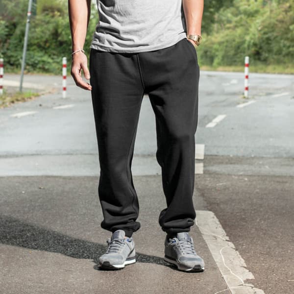Bygg ditt varumärke Herr Sweatpants M Svart Black M