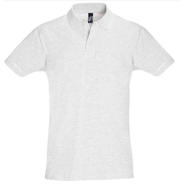 SOLS Herr Perfect Pique Kortärmad Poloskjorta 3XL Ash Ash 3XL