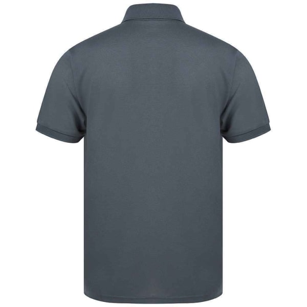 Henbury Herr Piqu Polo Shirt 3XL Charcoal Charcoal 3XL
