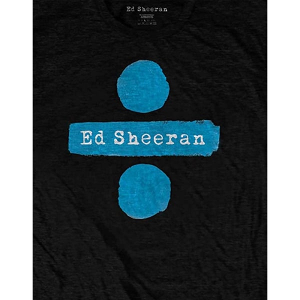Ed Sheeran Unisex Vuxen Divide T-shirt XXL Svart Black XXL