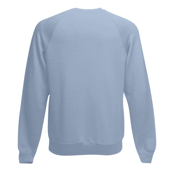 Fruit Of The Loom Raglan ärm för män Belcoro® Sweatshirt XL Min Mineral Blue XL