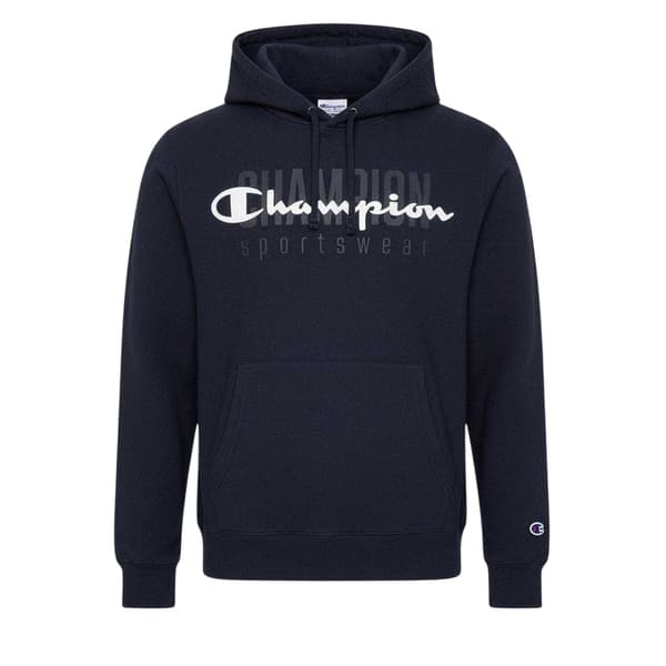 Champion Herr Relaxed Fit Pullover Hoodie M Marinblå Navy M