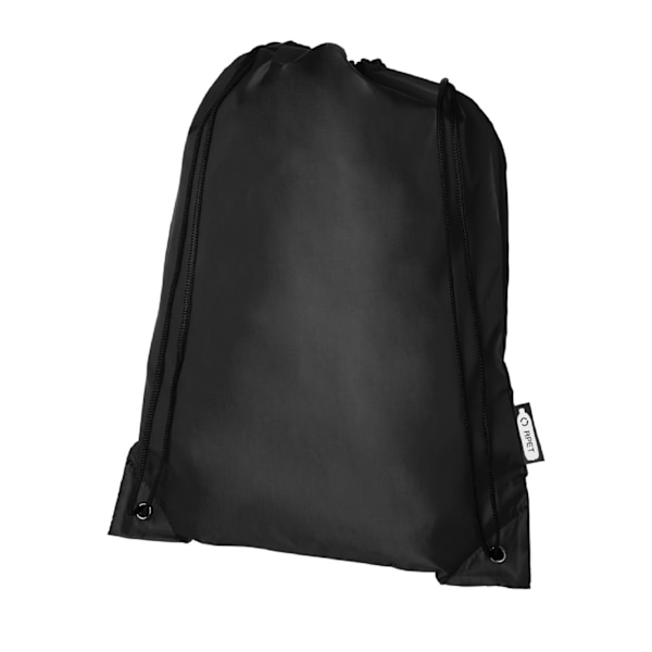 Bullet Oriole Återvunnen Ryggsäck Med Snörning En Storlek Solid Svart Solid Black One Size