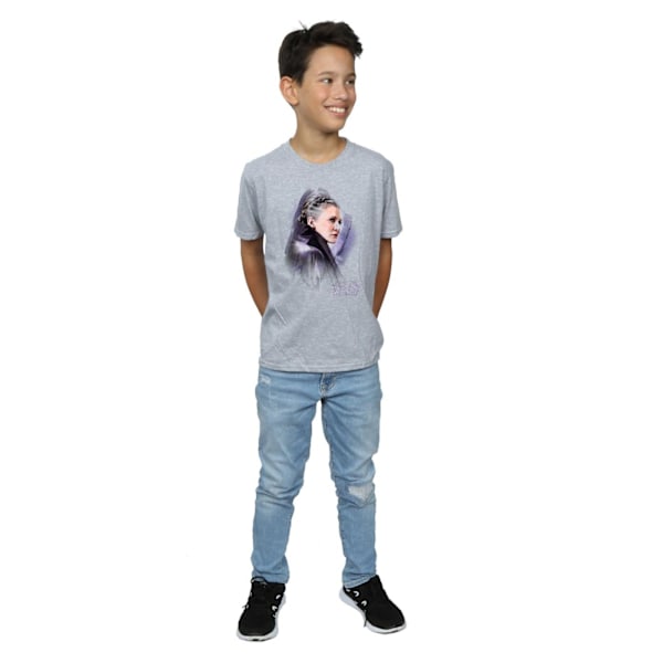 Star Wars Boys The Last Jedi Leia Borstad T-shirt 5-6 år Spo Sports Grey 5-6 Years