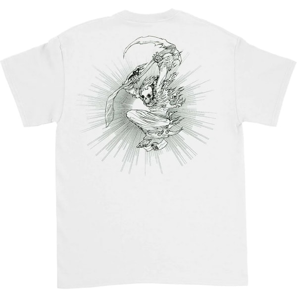 Avenged Sevenfold Unisex Adult Land of Cain Bomull T-shirt L Wh White L