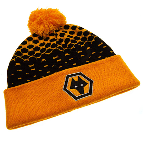 Wolverhampton Wanderers FC Fade Beanie One Size Svart/Gul Black/Yellow One Size