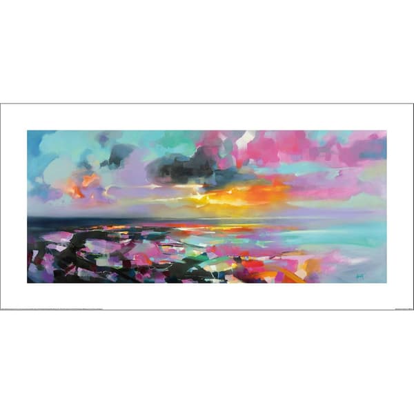 Scott Naismith Esprit Insulaire Konsttryck 30cm x 60cm Flerfärgad Multicoloured 30cm x 60cm