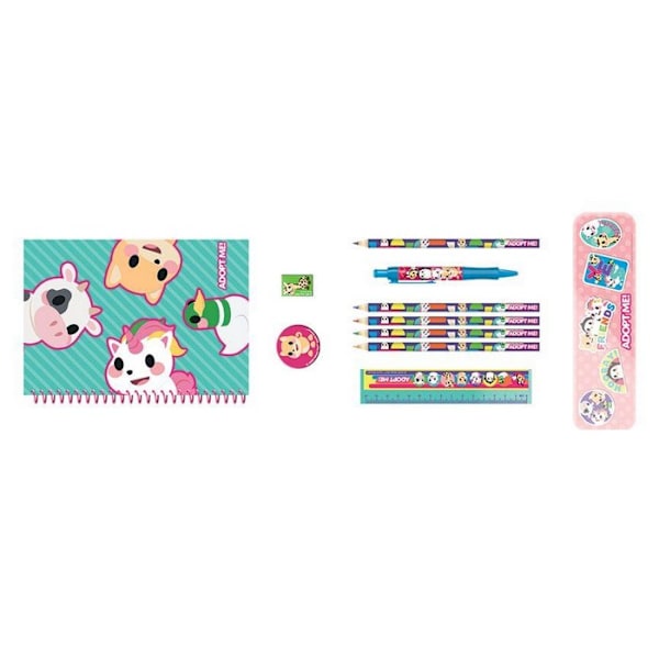 Adopt Me Core Bumper Skolmaterialset 23,5cm x 3cm x 23,5cm Multi Multicoloured 23.5cm x 3cm x 23.5cm