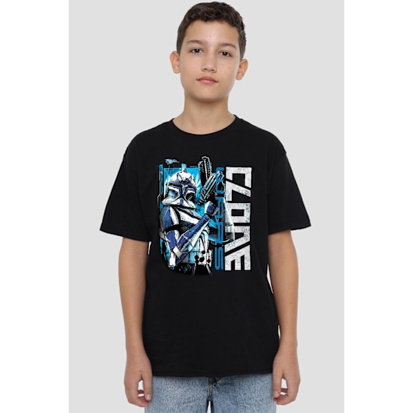 Star Wars Barn/Kids Clone Rex T-Shirt 9-10 År Svart Black 9-10 Years