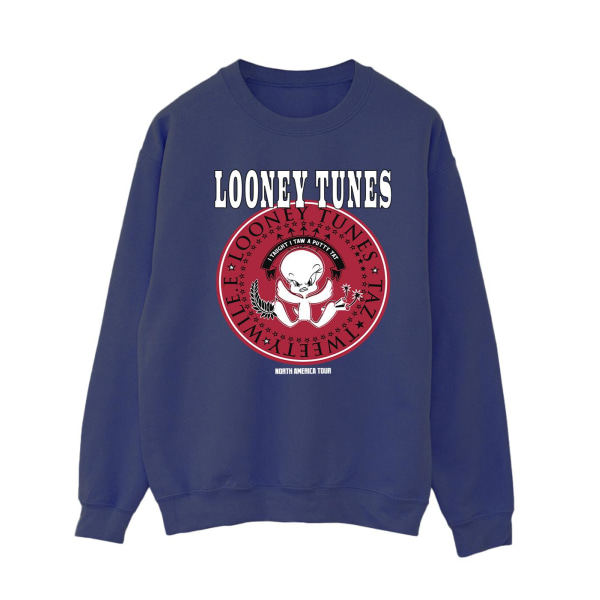 Looney Tunes Dam/Dam Tweety Rock Disk Sweatshirt XXL Marinblå Navy Blue XXL