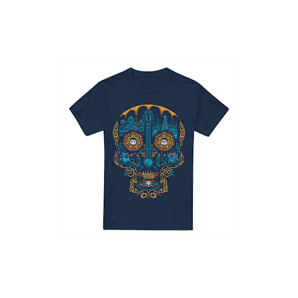 Coco Herr Day Of The Dead Miguel Dante Färgglad Dödskalle T-Shirt Navy XL