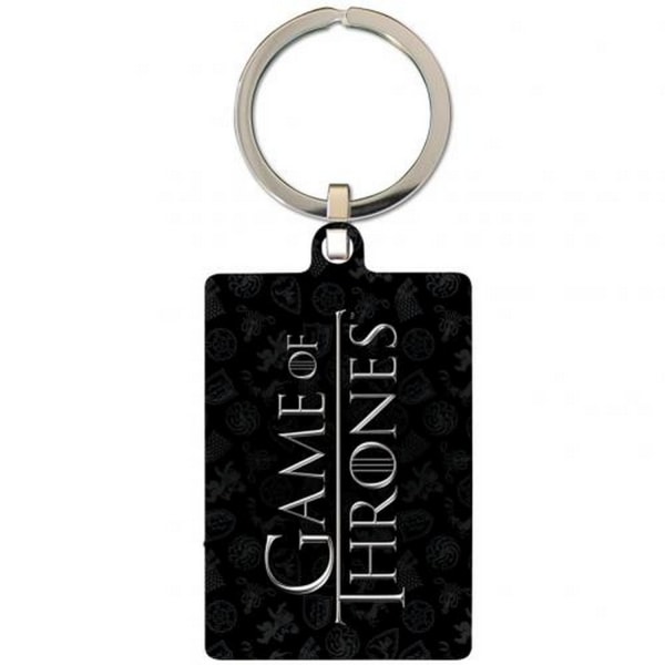Game Of Thrones Stark Metal Nyckelring One Size Grå Grey One Size