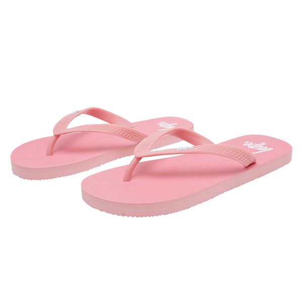 Hype Barn/Barn Script Flip Flops 12 UK Barn Rosa/Vit Pink/White 12 UK Child