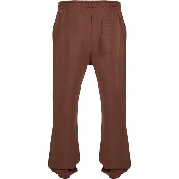 Build Your Brand Mjuka Joggingbyxor för Män 4XL Chokladbrun Chocolate Brown 4XL