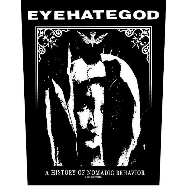Eyehategod A History Of Nomadic Behavior Patch One Size Black/W Black/White One Size