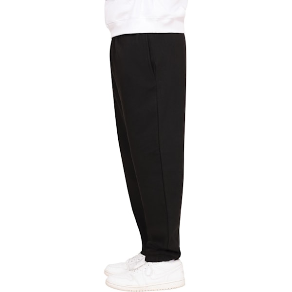 Casual Classics Herr Blended Core Ringspun Bomull Oversized Jog Black 4XL R