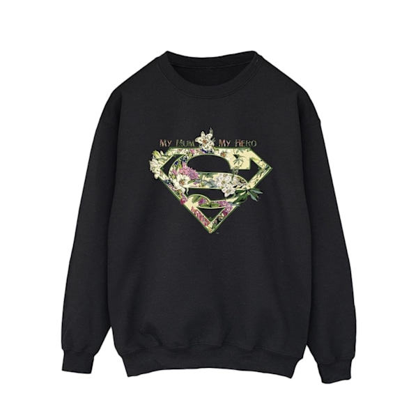 DC Comics Herr Superman Min Mamma Min Hjälte Sweatshirt XL Svart Black XL