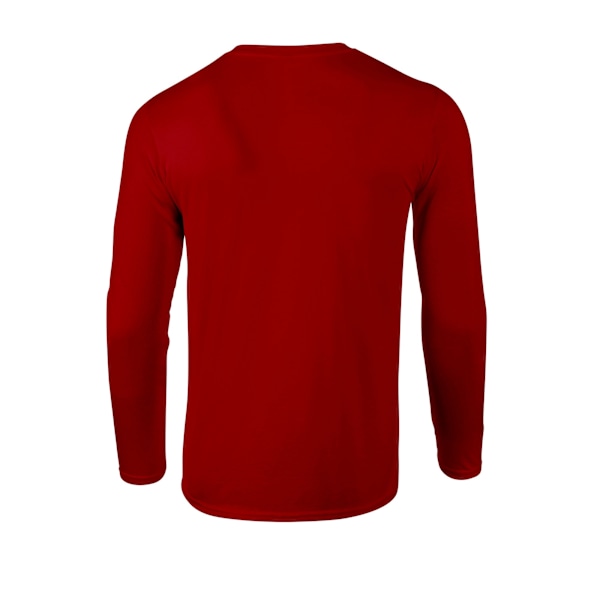 Gildan Unisex Vuxen Softstyle Enfärgad Långärmad T-shirt M Röd Red M