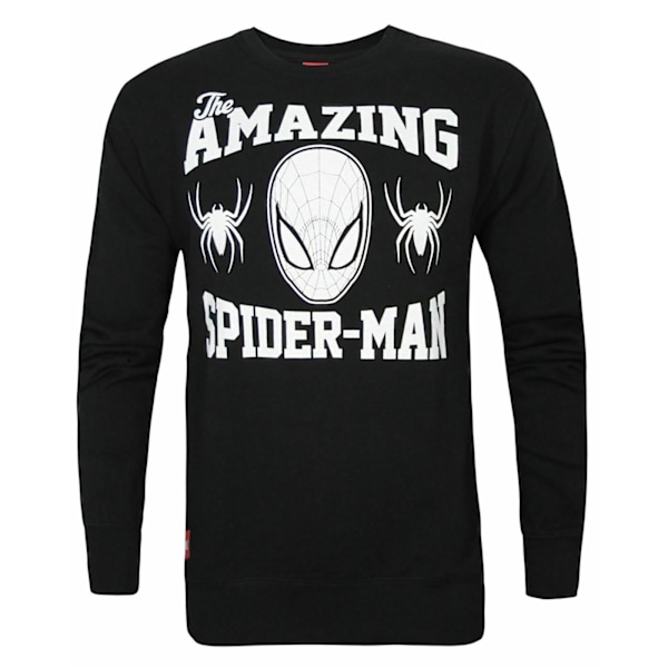 Spider-Man Mens Amazing Spider-Man Sweatshirt XL Svart Black XL