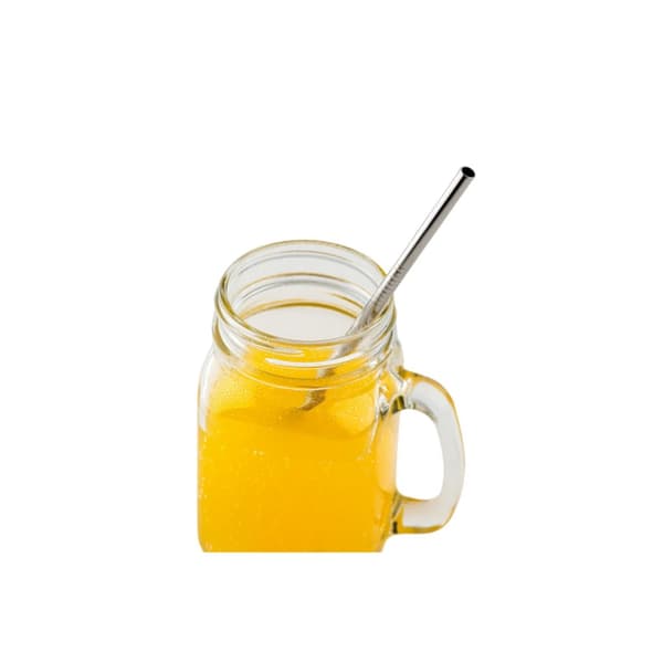 MidOcean Cold Straw Set med sugrör och borste One Size Matt Silver Matt Silver One Size
