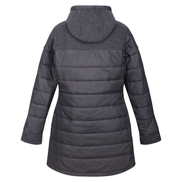 Regatta Womens/Ladies Melanite Baffled Padded Jacket 14 UK Seal Seal Grey 14 UK