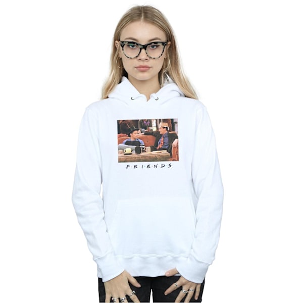 Friends Dam/Damer Joey Och Chandler Mössor Hoodie L Vit White L