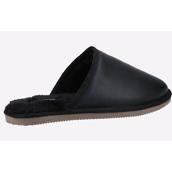 Hush Puppies herr Coady lädertofflor 10 UK svart Black 10 UK