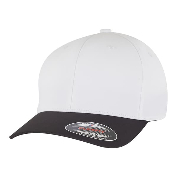 Flexfit Logo Vattenavvisande Baseballkeps M Svart/Vit Black/White M
