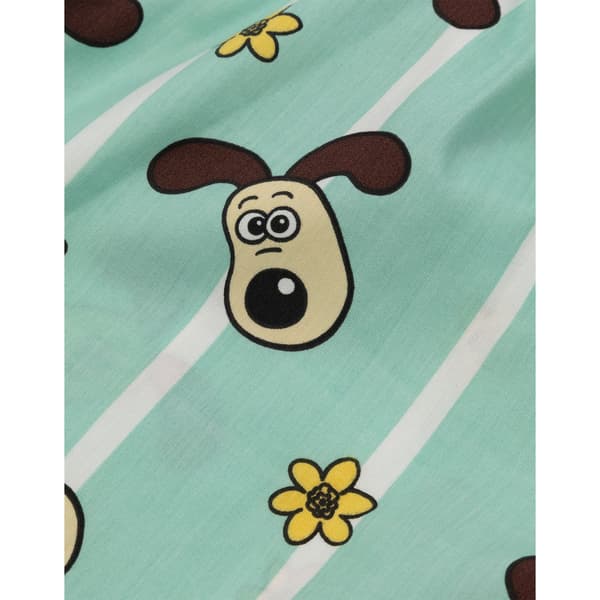 Wallace and Gromit Pyjamasset med kort ärm i bomull för dam Green S