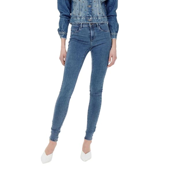 Only Dam Skinny Jeans M S Mellanblå Medium Blue M S