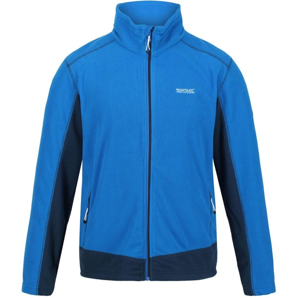 Regatta Herr Stanner Full Zip Fleece Jacka 3XL Imperial Blue/M Imperial Blue/Moonlight Denim 3XL