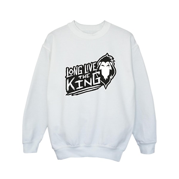 Disney Girls The Lion King The King Sweatshirt 9-11 år Vit White 9-11 Years